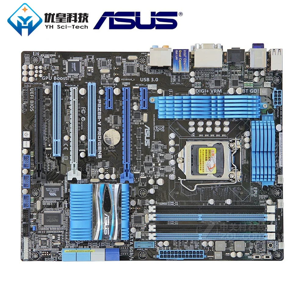 Asus P8Z68-V Pro/GEN3 Intel Z68 Оригинальное б/у настольное гнездо для материнской платы LGA 1155