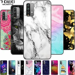 For Redmi 9T Case for Xiaomi Redmi 9T Cover Silicone Soft Fashion Marble Cases for Xiaomi Redmi 9T Case Redmi9T 9 T 2021 TPU Bag