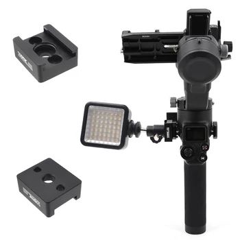 

RSC 2 Aluminum Cold Shoe Adapter Plate 1/4 Screw Adapter Expansion Module For DJI RSC 2 Handheld Gimbal Stabilizers Accessories