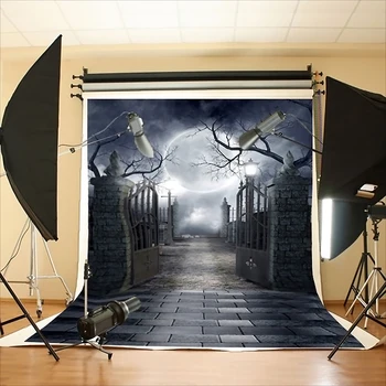 

Halloween Vinyl Studio Backdrop Photography Prop Photo Background
