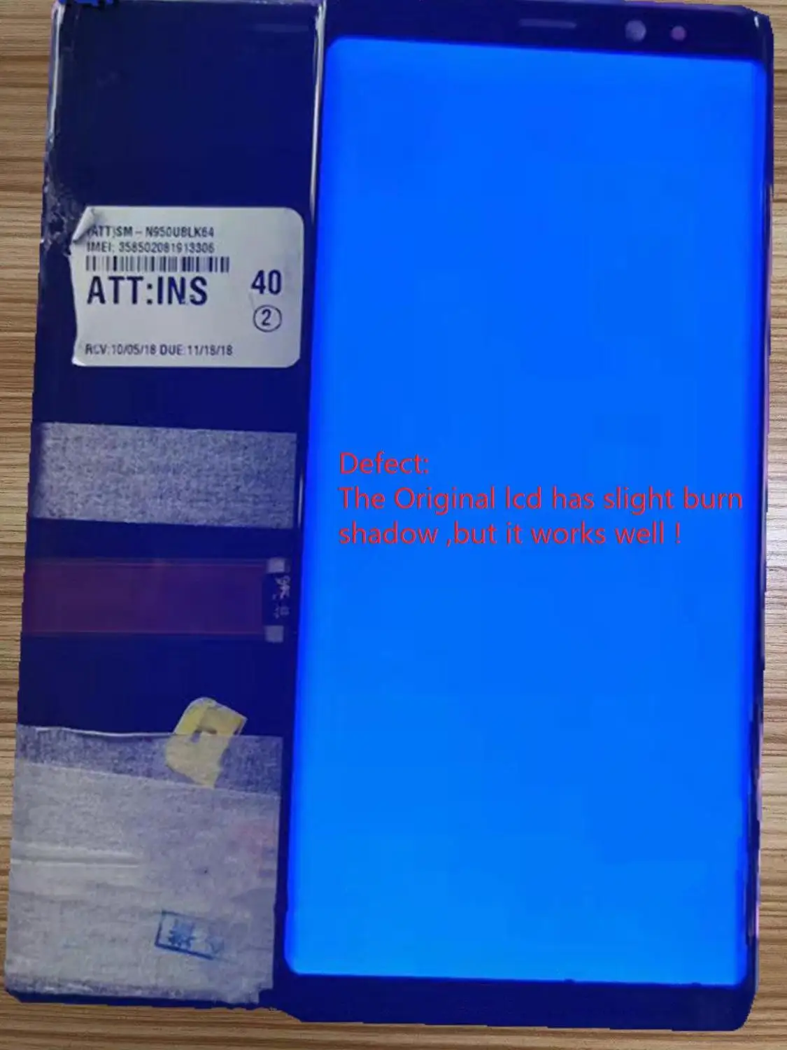 

Burn in Shadow Super AMOLED Display For SAMSUNG Galaxy Note 9 Note9 N960F LCD Display and Touch Screen Digitizer Assembly Parts