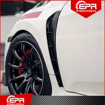 

Carbon Fiber Front Fender Vent Stick On For Honda Civic FK8 Type R OEM Only Glossy Finish Side Air Duct Trim Fibre Racing Part