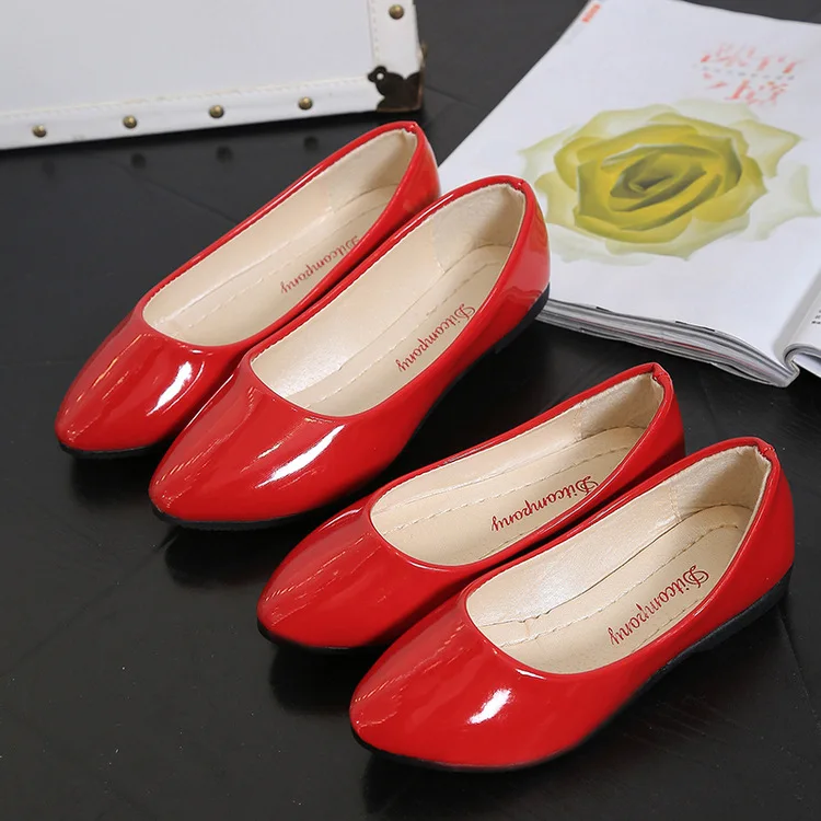 

2017 Spring Summer New Style Flat Shallow Mouth Single Shoes 26 Yards-41 Yards Korean-style Loafers CHILDREN'S Shoes Maternity S