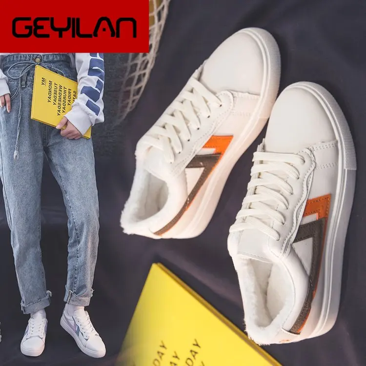 

Small White Shoes Female 2019 Autumn Trendy Shoes Student Joker Autumn Sports Leisure Women's Shoes