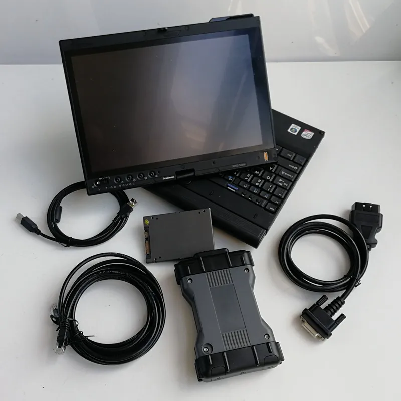 MB Star C6 SD Compact C6 интерфейс мультиплексора и OBD2 кабели V12/ X-entry DOIP используемый ноутбук X200T 4G инструменты для автоматической диагностики