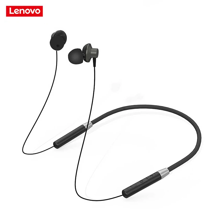 Lenovo White He05 Bluetooth Headphone 