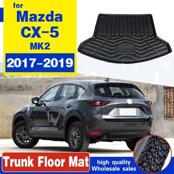 

Cargo Liner Boot Tray Rear Trunk Cover Matt Mat Floor Carpet Kick Pad Mud Non-slip For Mazda CX-5 CX5 MK2 2017 2018 2019 2nd
