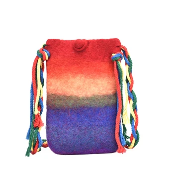 

wool Crossbody Cell Phone Shoulder Bag Arrival Cellphone Bag Fashion Daily Use Mini Shoulder Bag for Women