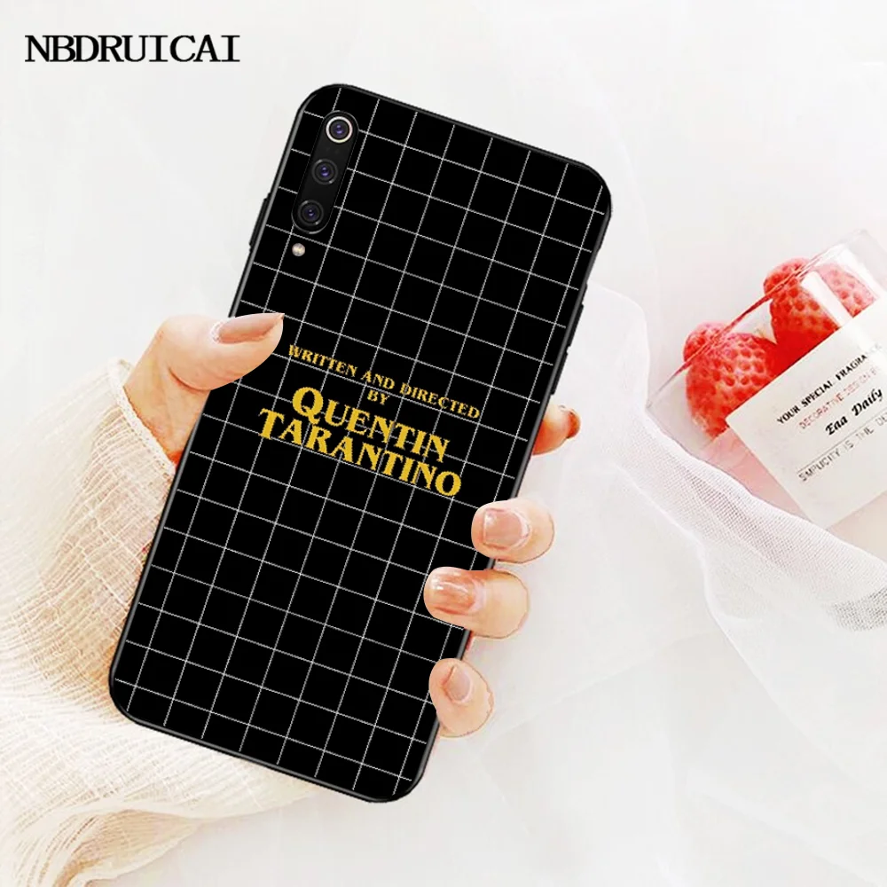 NBDRUICAI написанный Quentin Tarantino черный чехол для телефона Redmi Note 8 8A 7 6 6A 5 5A 4 4X 4A Go Pro Plus