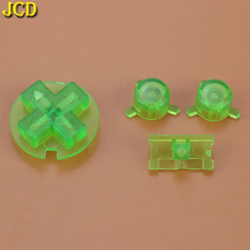 JCD 1 комплект Красочные кнопки Замена для Gameboy Pocket GBP для GBP кнопка включения и выключения питания A B D кнопки-подкладки