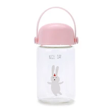 Девочка мультфильм студенческая портативная чашка для воды свежий превосходит восхитительный минимализм оригинальность тренд чашка Защита утечки теплая рука