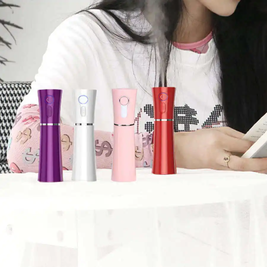 

Handheld Air Humidifier Mist Maker USB Charging Portable Mist Sprayer Face Hydrating Humidication for Home Office Outdoor Sports