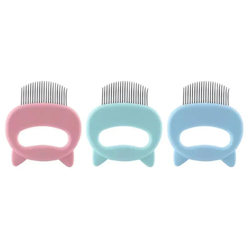 

Practical Cute Cat Ear Shape Shell Comb L Type Cats Dogs Excellent Quality No deformation Knot Grooming Comb Pet Product