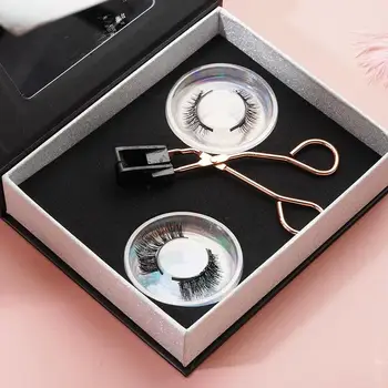 

2Pairs Magnetic Eyelash Curler with Quantum Soft Magnetic False Eyelash Set Easy to Wear Magnetic Eyelash Set