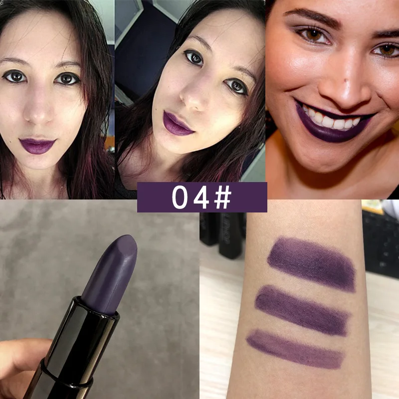 Purple Lipstick Swatches