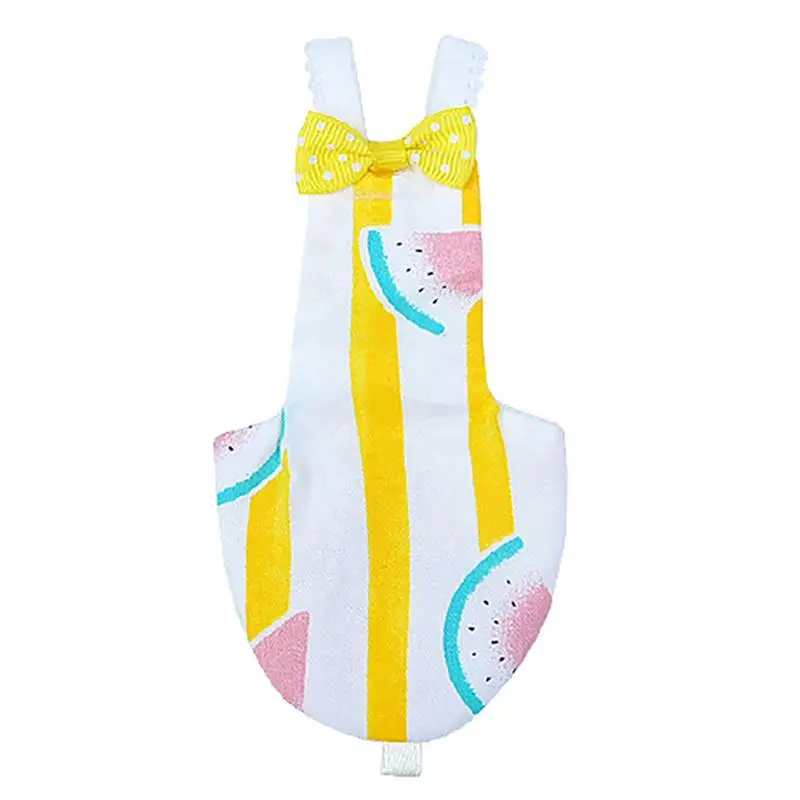 1pc Bird Diaper Cotton Washable Pineapple Watermelon Printing Breathable Parrots Nappy Bird Flight Suit Pet Clothing Accessories
