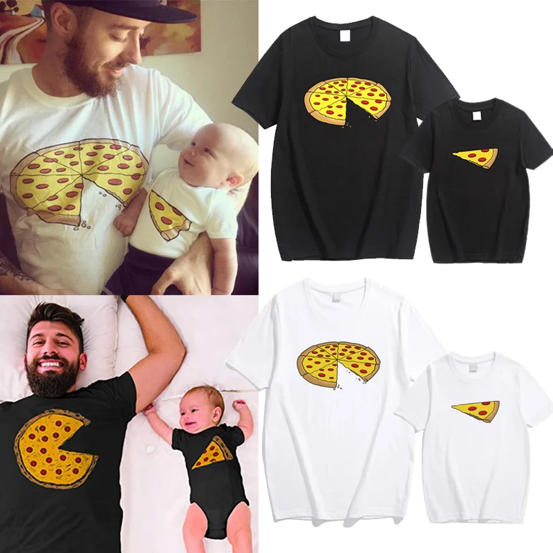 Father Son Summer Pizza Pie Print T 