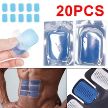 

EMS Abdominal Muscle Gel Pads High Adhesion Inirritative Hydrogel Mat Pad Gel Stickers Exercise Patch Replacement