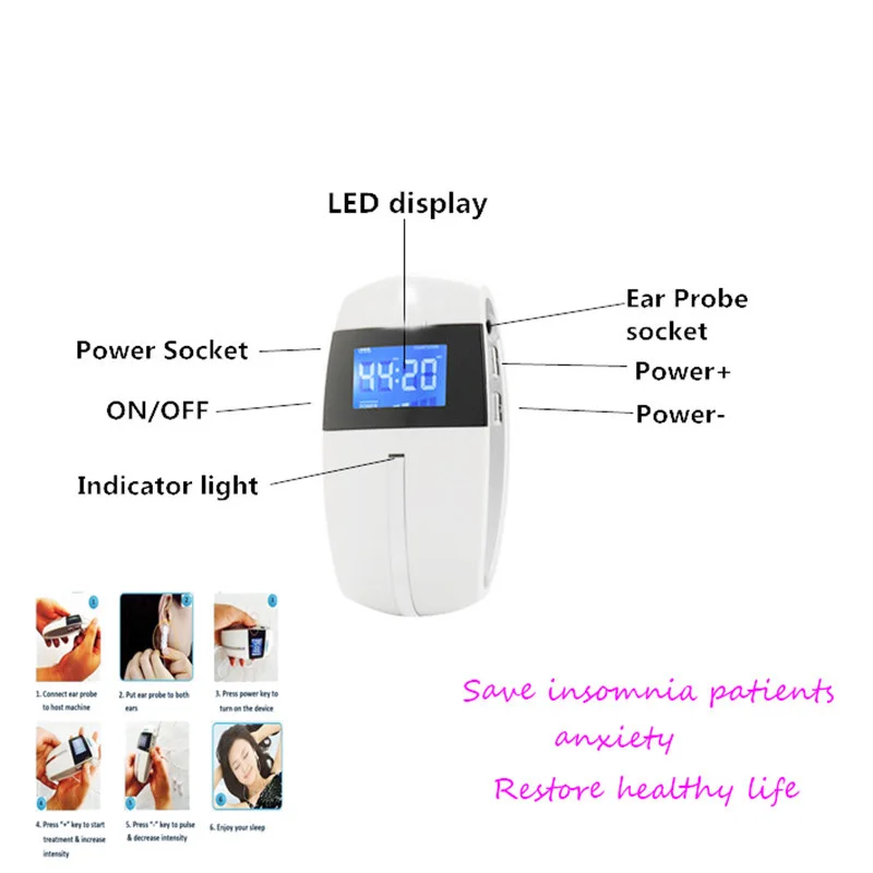 

ATANG Insomnia Therapy CES Anti Sleep Electrotherapy CES Stim Device For Depression Anxiety Insomnia Depression Anti Depressed