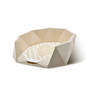 

Dog Colorful Toilet Training Plastic Geometric Design Indoor Dog Toilet Resin Puppy Indoor Home Plastic Sandbox Litter Box Cat