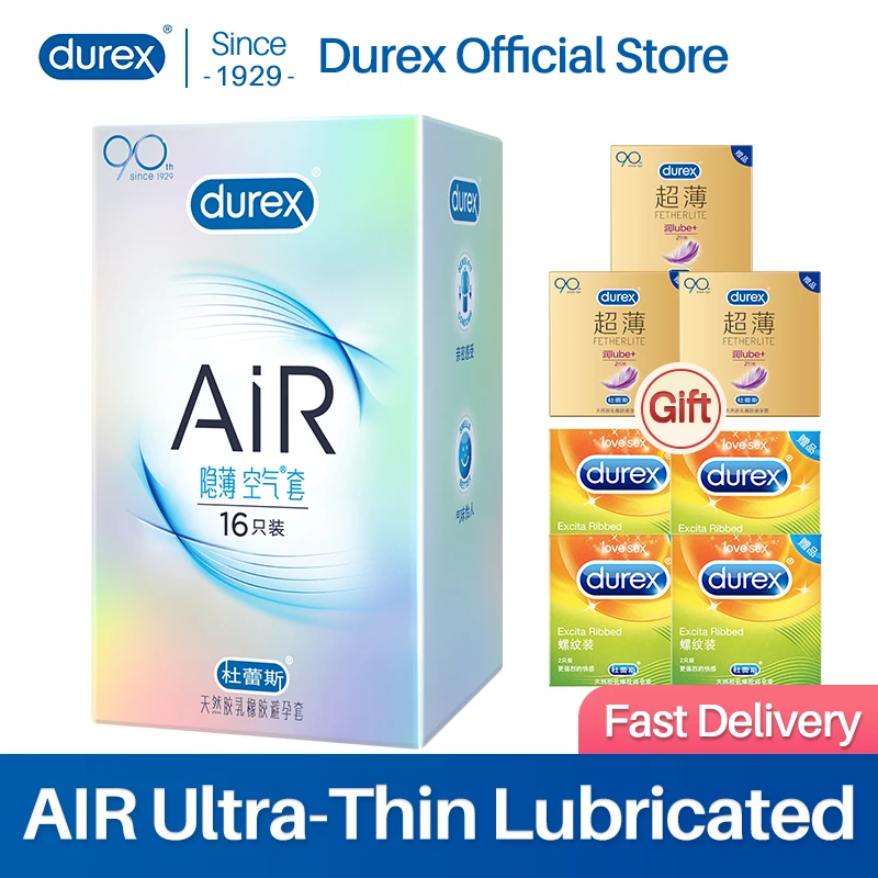 Durex Air презервативы невидимые ультра тонкие презерватив со смазкой рукав для