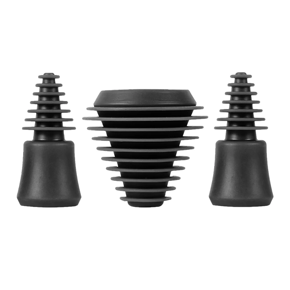50 Bouchons En Silicone Pour Flûte à Trou Ouvert - Transparents - Accessoires De Réduction De Bruit
