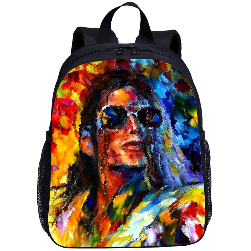 

High Quality Kids Backpacks Fashion Michael Jackson Shoulder School Bags Child School Backpack Satchel Rucksack Toddler Mochila