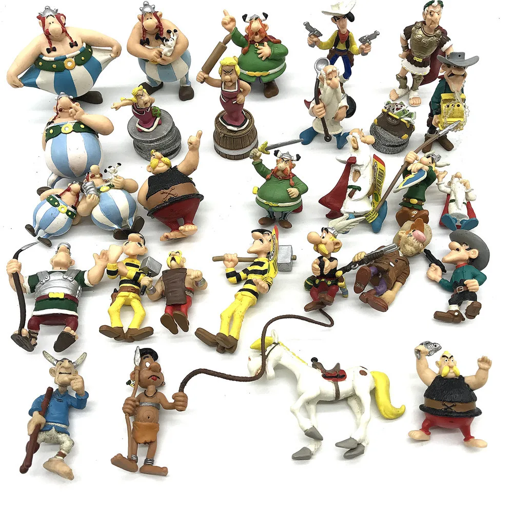

Gaul Hero Adventures Ancient European Soldiers Action Figure Toy The Adventures of Asterix For Kids Gift Toys