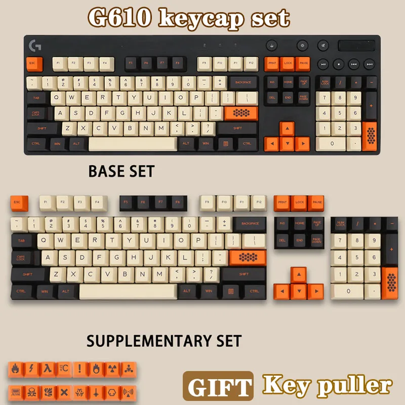 

Logitech G610 Keycap Set Personality Multicolor PBT OEM Height Gprox Gaming Mechanical Keyboard G512C Keyboard Cap