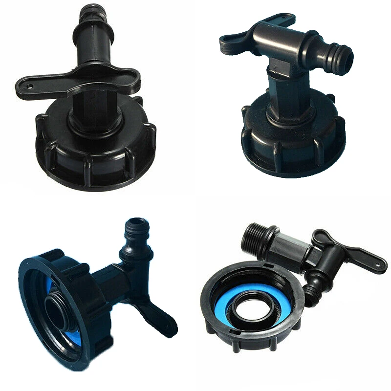 

Home Water tap adapter Garden Tank Replacement Black 60mm Part Tool BSP Barrel switch 15mm joint Hose