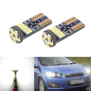 

2X W164 T10 W5W 15 LED 4014SMD Parking Lights Sidelight No Error For Chevrolet Cruze Aveo Captiva Lacetti Sail Sonic Camaro