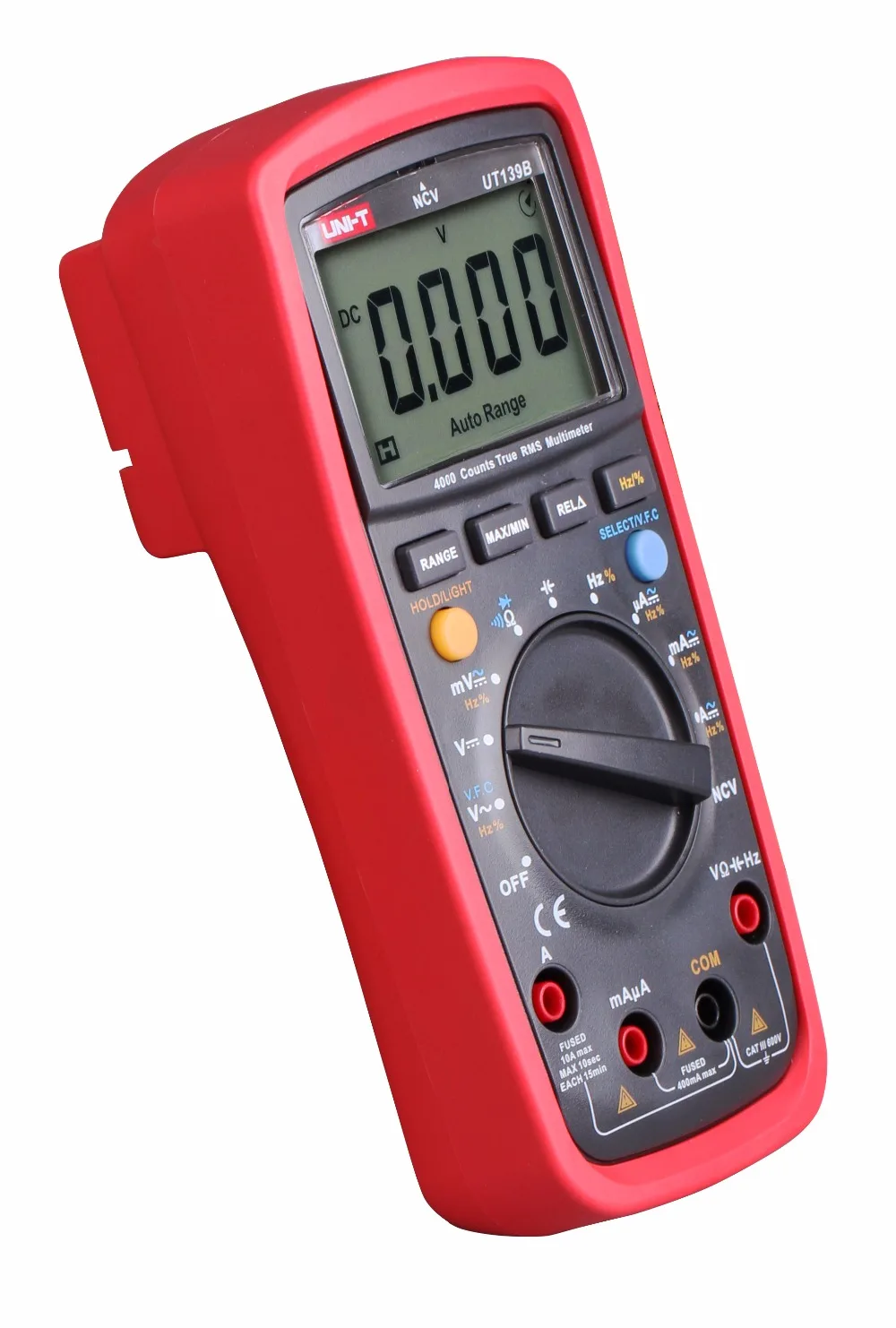 UNI-T UT139B True RMS Digital Multimeter / AC Variable Frequency VFD Measurement / Frequency Test / NCV / Auto Power Off