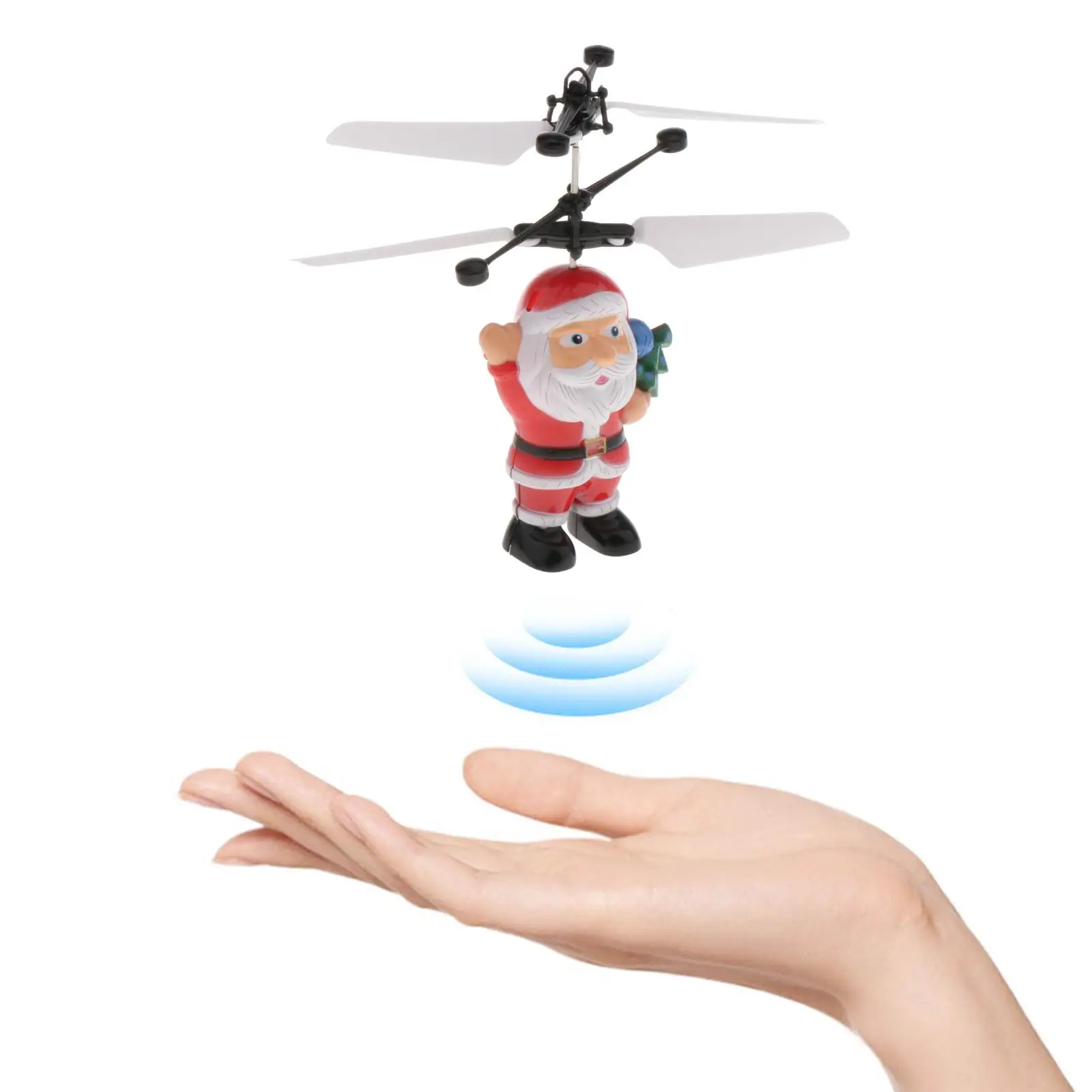 

Christmas Flying Santa Drone Toy Infrared Sensor Rechargeable Indoor Games