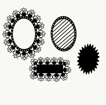 

YaMinSanNiO Square Hollow Cover Background Metal Cutting Dies for DIY Scrapbooking Card Album Embossing Diecut New Craft Stencil