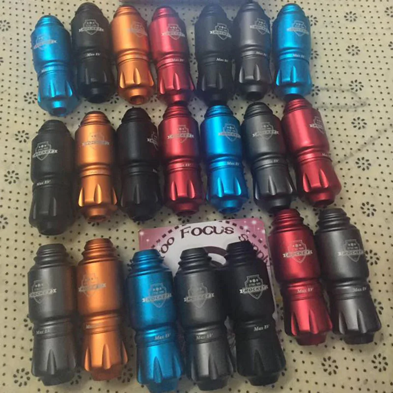 

Rocket Mini Tattoo Pen Aluminum Alloy Short Tatoo Pen Powerful Motor For Liner and Sanding Rotary Machine Tatto Gun