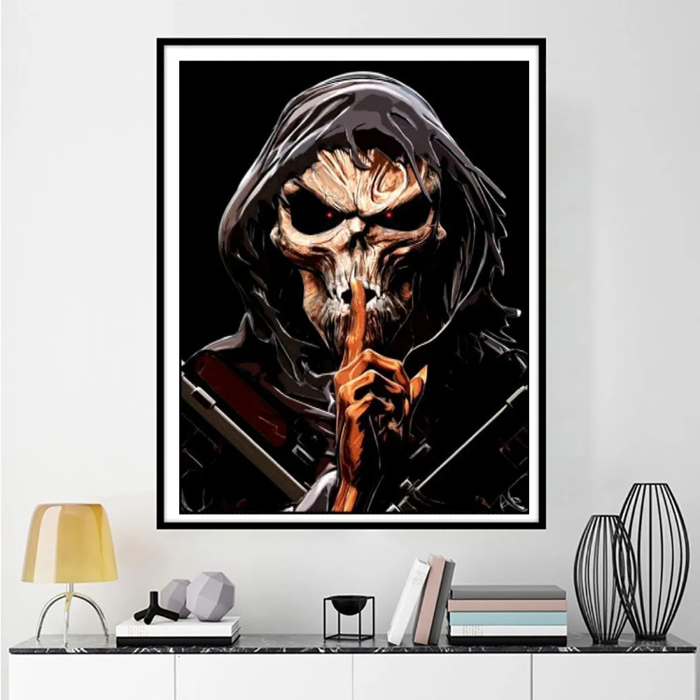 

Abstract Skull Avatar Paintings By Numbers Wall Art Picture Painting On Canvas Coloring By Numbers DIY Frame 40*50CM