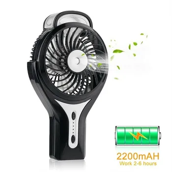 

Portable USB Cooler Fans Rechargeable USB Fan Air Cooling with Humidification Water Spray Air Humidifier For Outdoor Office Fan