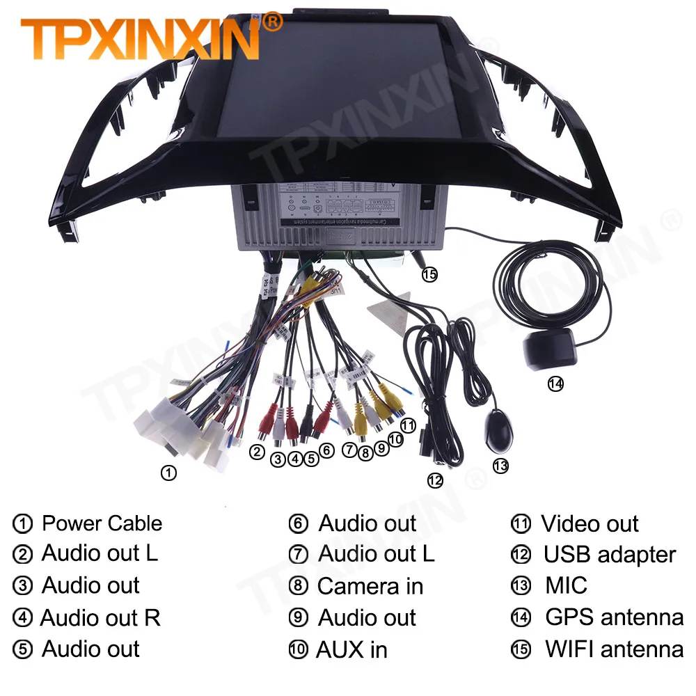 Carplay 2 Din Android 9 Tesla For Mitsubishi L200 2006 2007 2008 2009 2010 2011 2012 2013 2014 2015 2016 2017 Recorder Head Unit