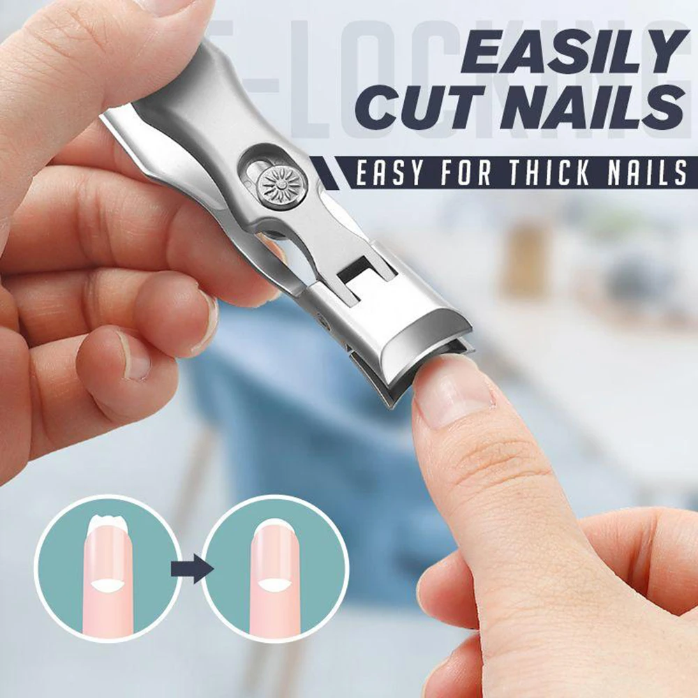 Nail Clippers, Toenail Clippers, Fingernail Clipper Cutters,  Stainless Steel Toe Nail Clippers with Sharp Curved Blades and File, Nail  Clippers for Men Women Kids(Large & Small) : Beauty & Personal