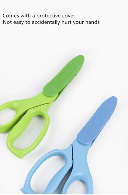 1pc Left or Right Handed Design Children DIY Student Scissors