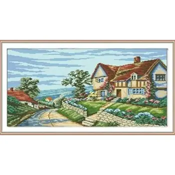 

7018 mosaic Cristal 'House at the Sailor', 55*42 cm