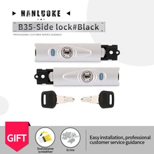 

HANLUOKE B35 Travel trolley luggage combination lock accessory three lock buckle customs fixed lock universal