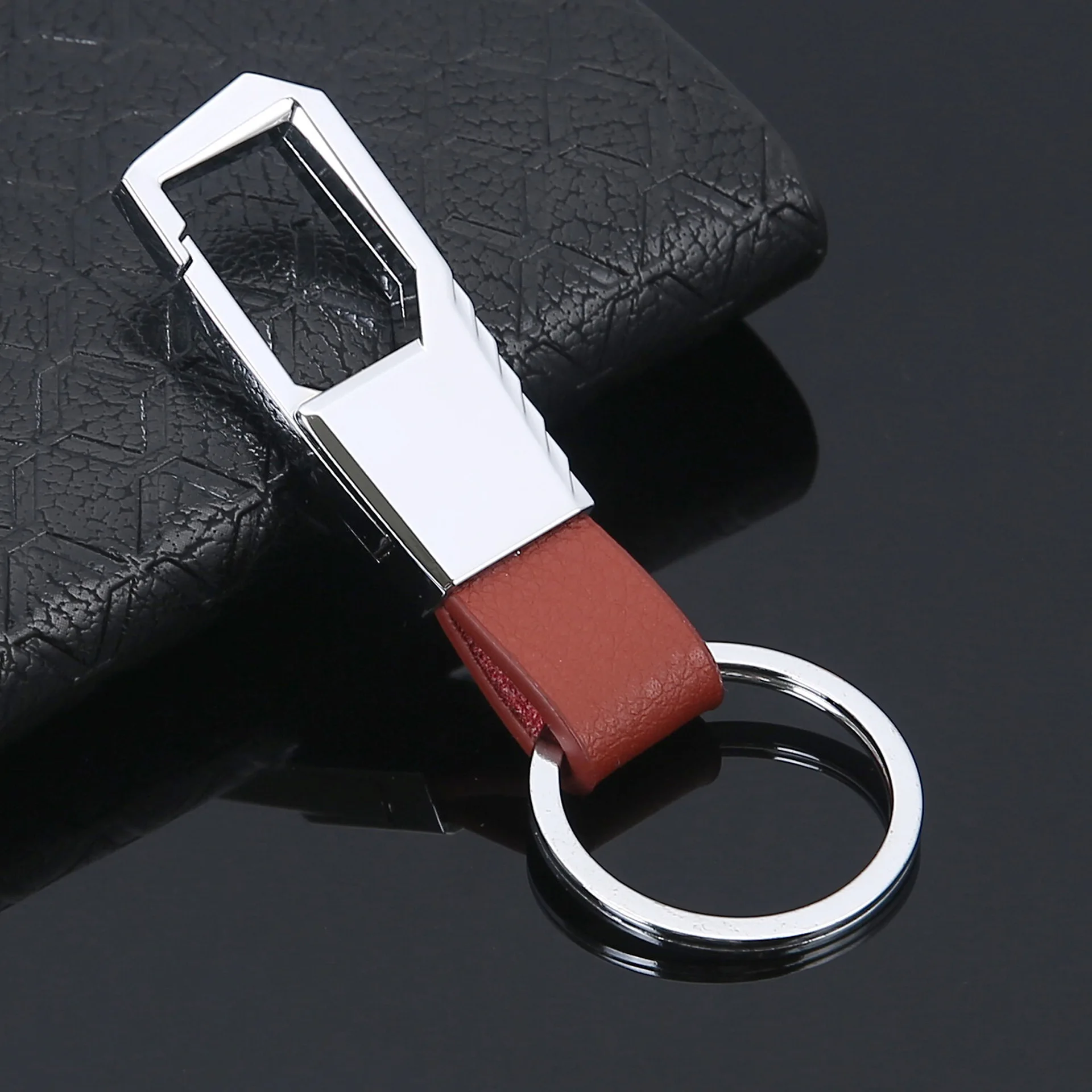 Металлические брелки креативные крутые пары кулон настраиваемые рекламные Мужские t надписи мужские из натуральной кожи рекламный подарок для автомобиля