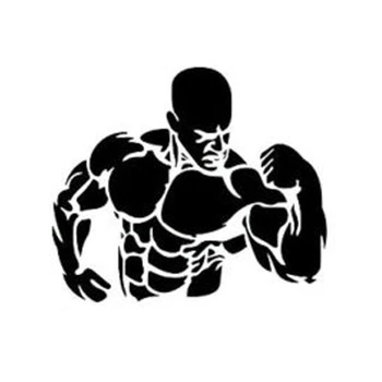 

Dawasaru Personality Decals Creative Fashion Muscle Man Car Stickers Cover Scratch Sticker Auto Truck Trunk Laptop PVC,11cm*9cm