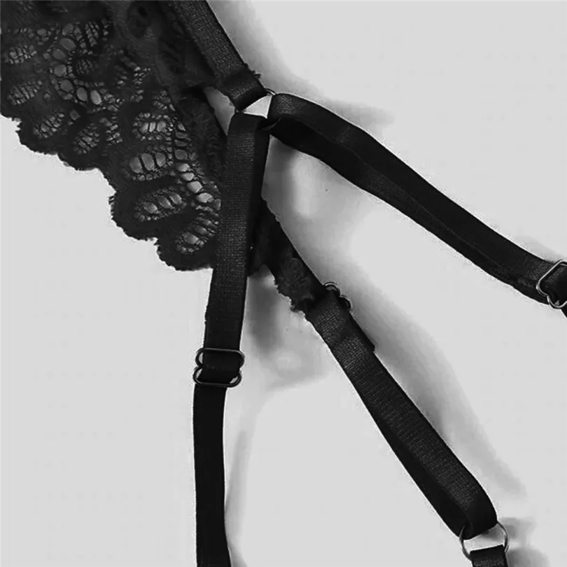 Hollow Bra +Thong Lingerie Set Plus Size Sexy Erotic Lingerie V-Neck Underwear S-2XL Soutien Gorge Sexy Erotique 30OCT232