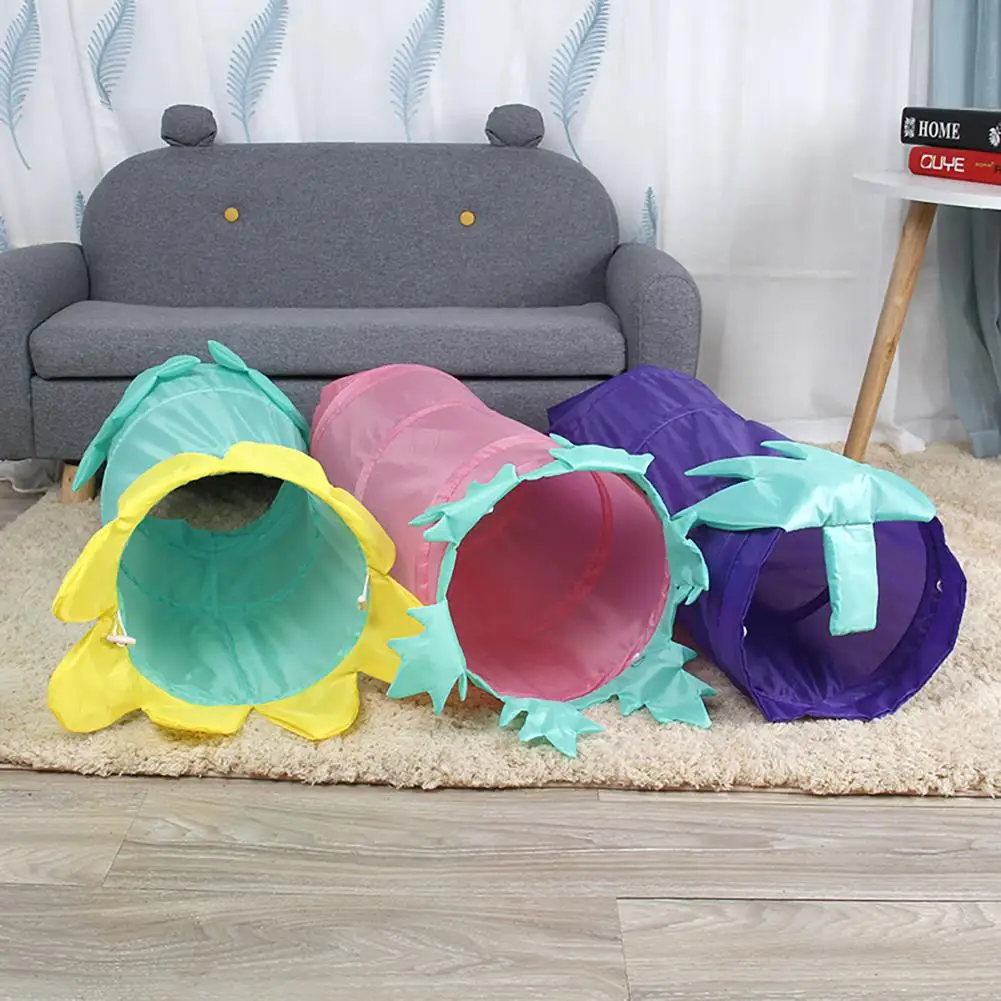 HobbyLane Funny Hide Folding Tunnel Interactive Toy for Pet Cat Summer Supplies Interactive Pet Socket Drill