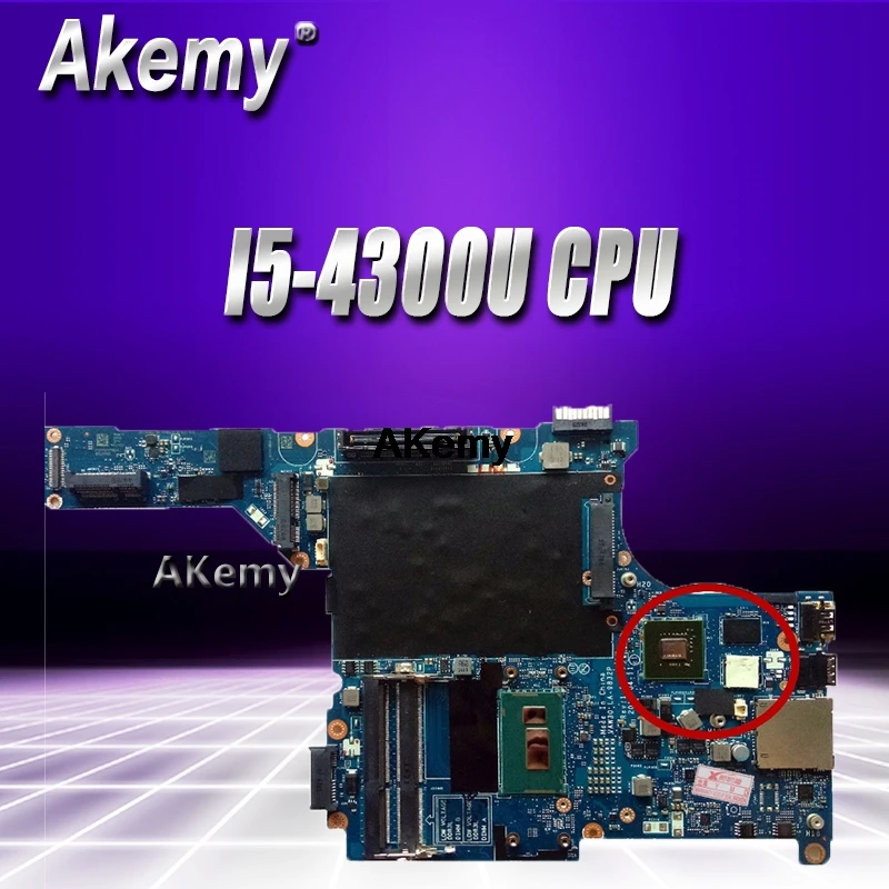 

FOR DELL Latitude E5440 Laptop Motherboard WITH I5-4300U CPU CN-08XGRY 08XGRY 8XGRY VAW30 LA-9832P DDR3L Test ok