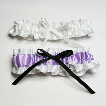

2-Piece Polyester/Satin With Ribbon Wedding Garters Set