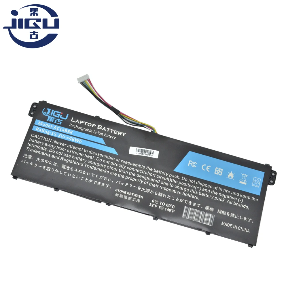 JIGU Аккумулятор для ноутбука Acer AC14B8K AP14B8K Aspire V3 111 111P E3 112 721 E5 771 371 V5 122 132|Аккумуляторы