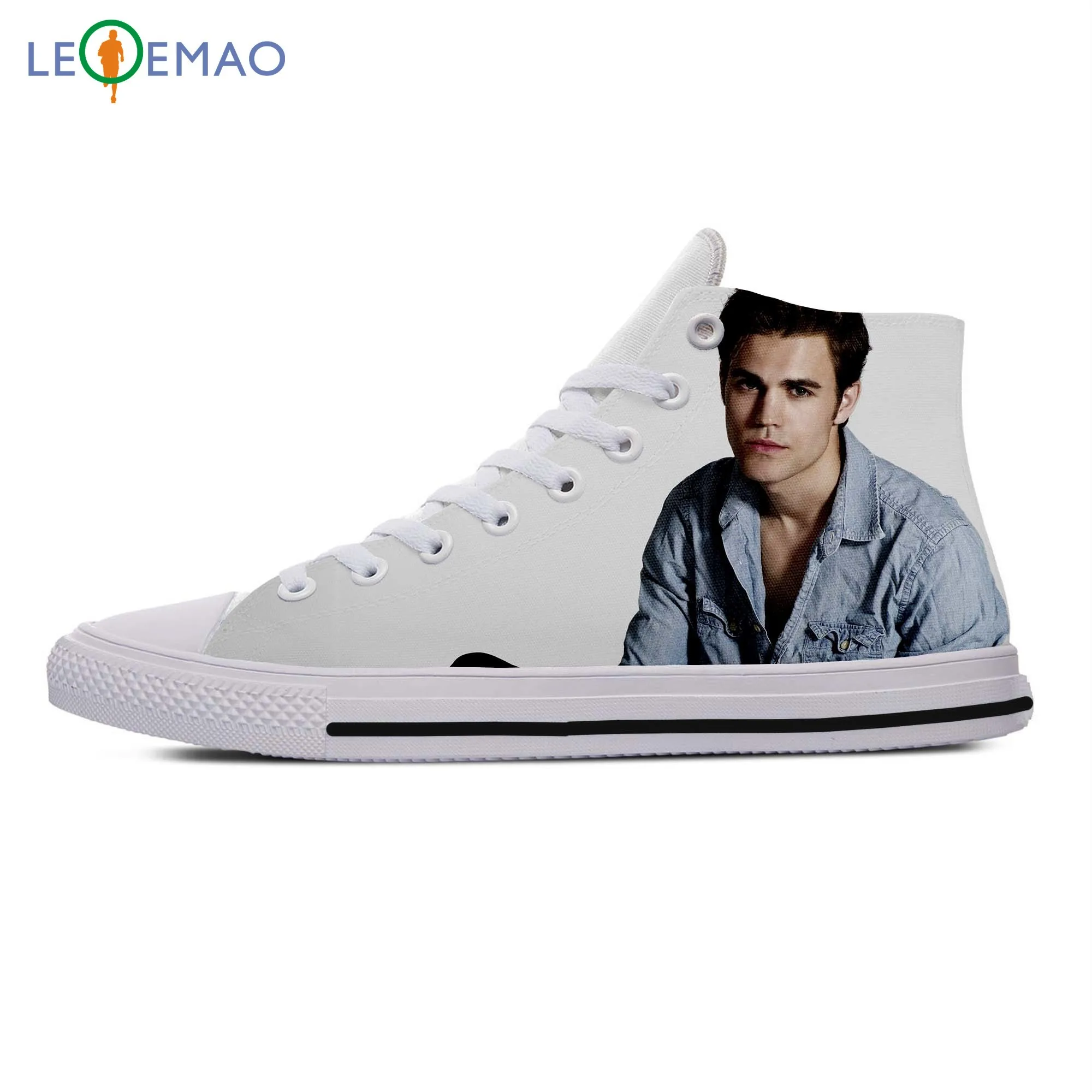 

Custom Spring Autumn Canvas Sneakers Paul Wesley High Quality Handiness Flats Running Shoes Comfortable Big White Zapatillas